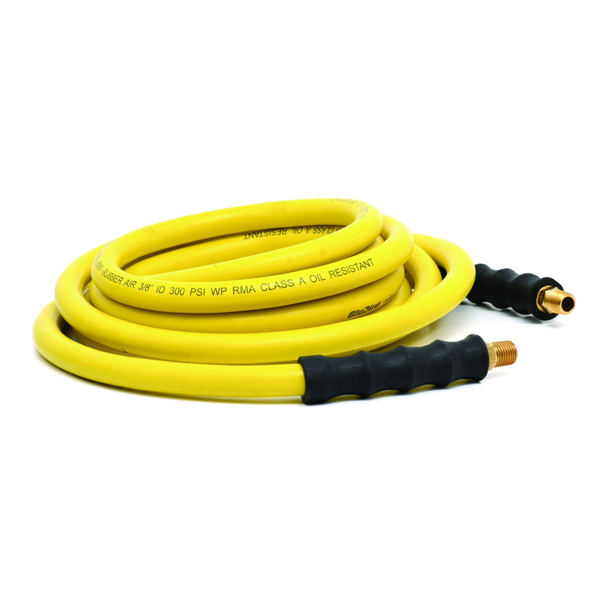 OilShield, Rubber Air Hose Assembly 3/8in.x15ft., Hose Diameter 3/8 in, Hose Length 15 ft, Model# OS3815